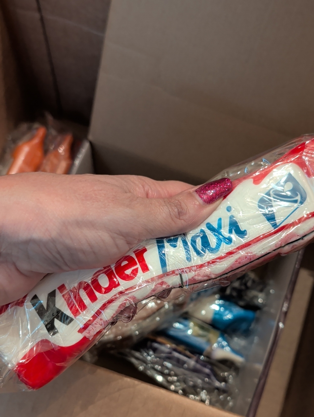 Kinder Maxi Style Chocolate Candy Bar Squishy